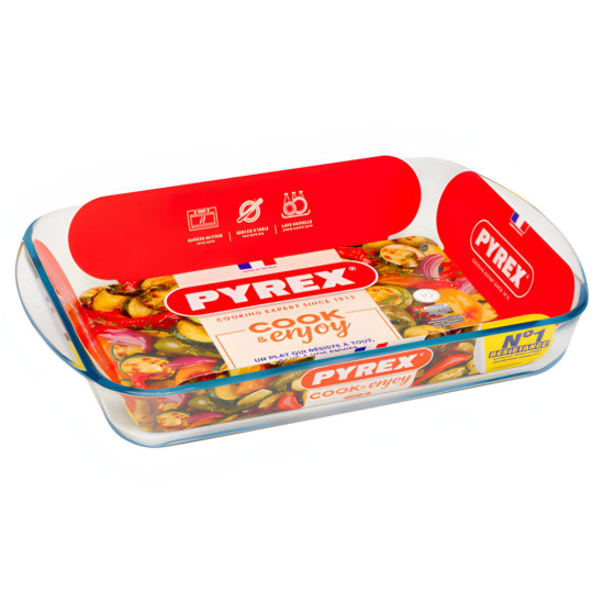 Pyrex Rectangular Glass Baking Dish Set 2 Pcs